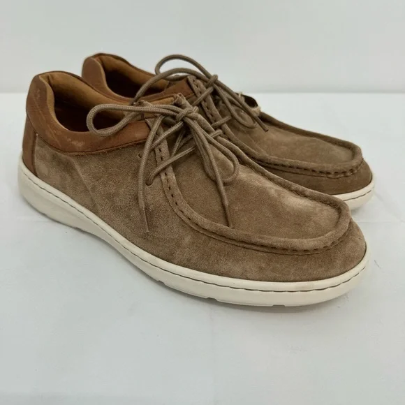 New NWOB Mens Born Baylor Taupe Brown Distressed Suede Casual Loafers Size 12‎ M Amazon.com | BORN Men main image 4